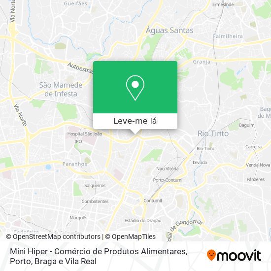 Mini Hiper - Comércio de Produtos Alimentares mapa