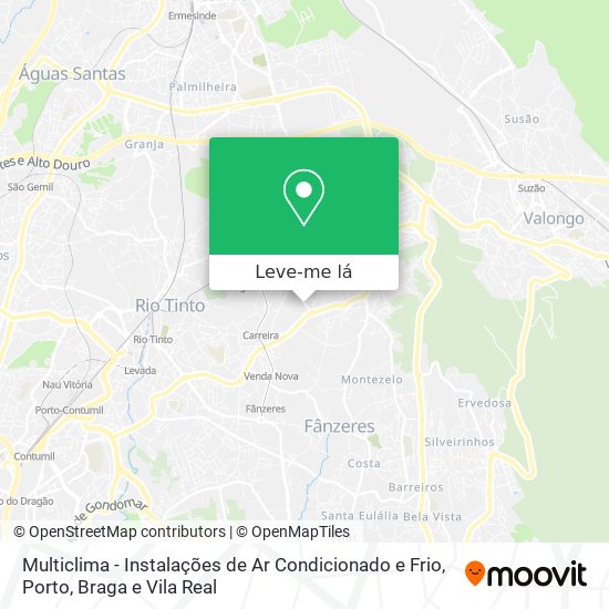 Multiclima - Instalações de Ar Condicionado e Frio mapa