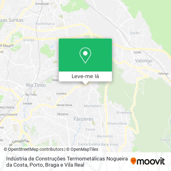 Indústria de Construções Termometálicas Nogueira da Costa mapa