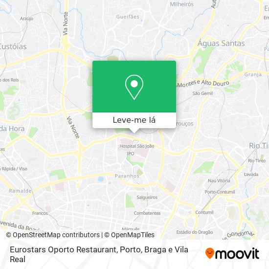 Eurostars Oporto Restaurant mapa