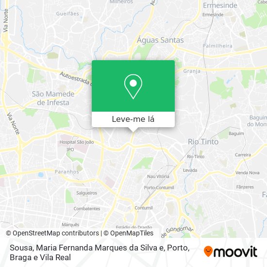 Sousa, Maria Fernanda Marques da Silva e mapa