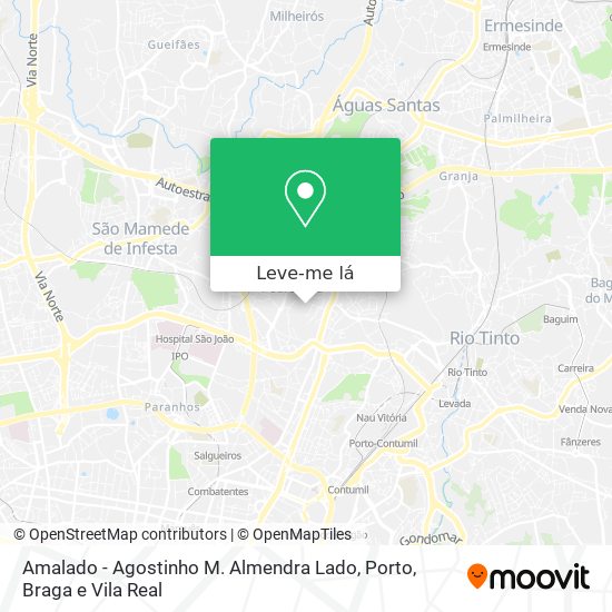 Amalado - Agostinho M. Almendra Lado mapa