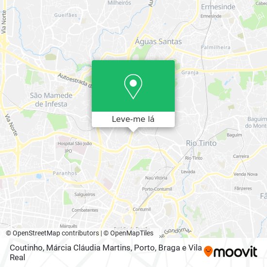 Coutinho, Márcia Cláudia Martins mapa