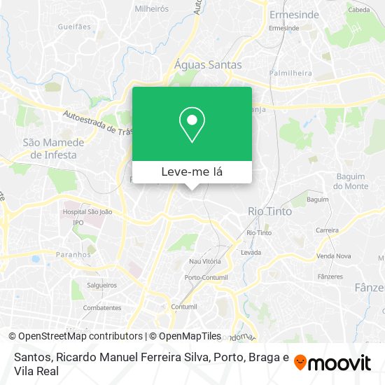 Santos, Ricardo Manuel Ferreira Silva mapa
