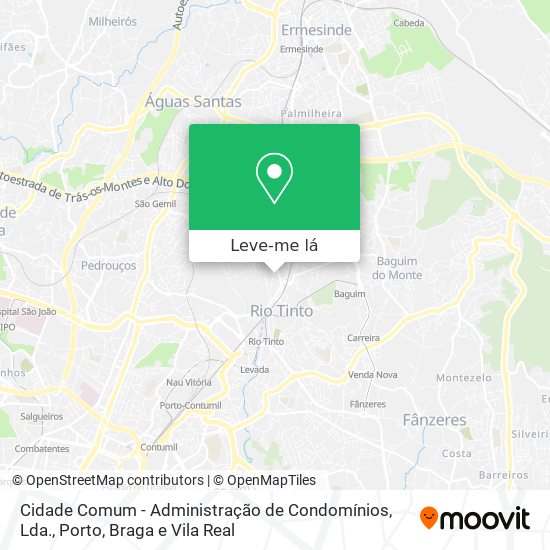 Cidade Comum - Administração de Condomínios, Lda. mapa