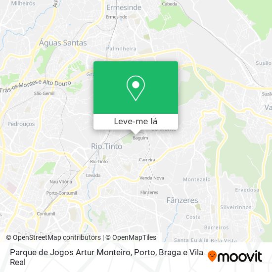 Parque de Jogos Artur Monteiro mapa