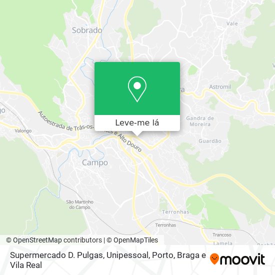 Supermercado D. Pulgas, Unipessoal mapa