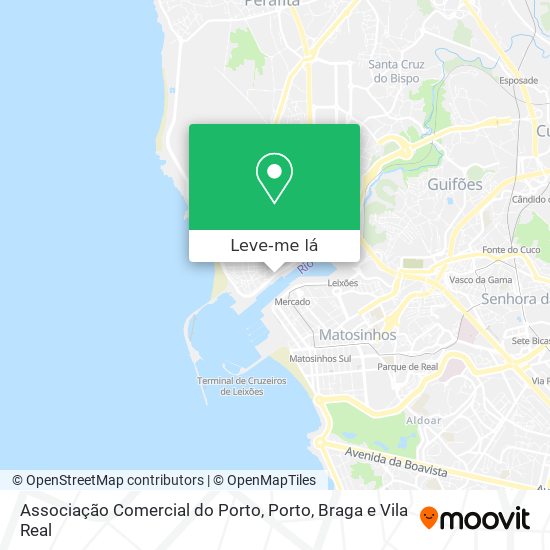 Associação Comercial do Porto mapa