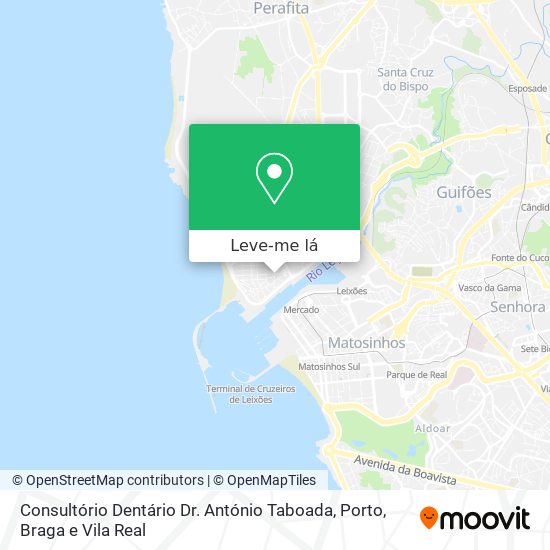Consultório Dentário Dr. António Taboada mapa