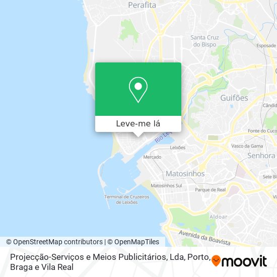 Projecção-Serviços e Meios Publicitários, Lda mapa