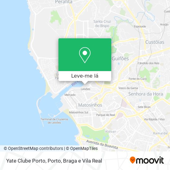 Yate Clube Porto mapa