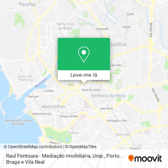 Raul Fontoura - Mediação Imobiliária, Unip. mapa