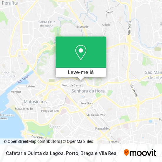 Cafetaria Quinta da Lagoa mapa
