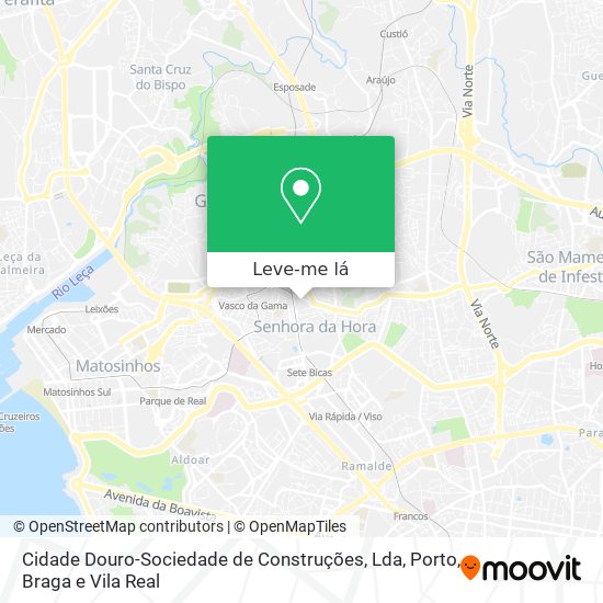 Cidade Douro-Sociedade de Construções, Lda mapa