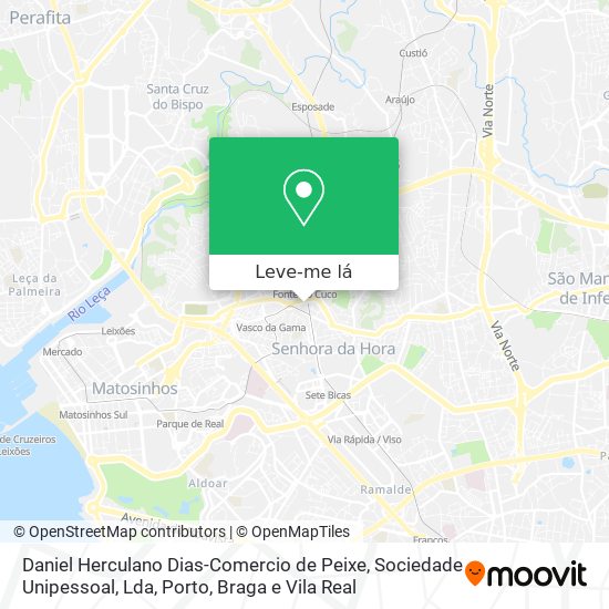 Daniel Herculano Dias-Comercio de Peixe, Sociedade Unipessoal, Lda mapa