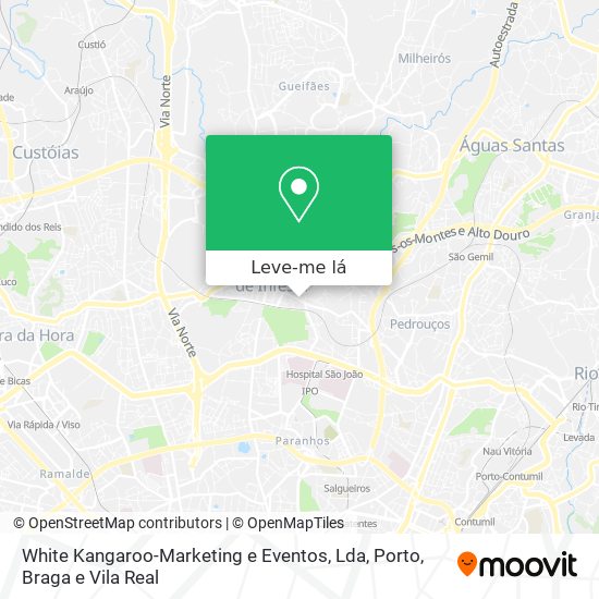 White Kangaroo-Marketing e Eventos, Lda mapa