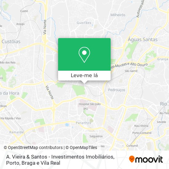 A. Vieira & Santos - Investimentos Imobiliários mapa