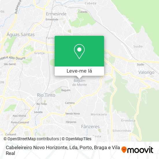 Cabeleireiro Novo Horizonte, Lda mapa