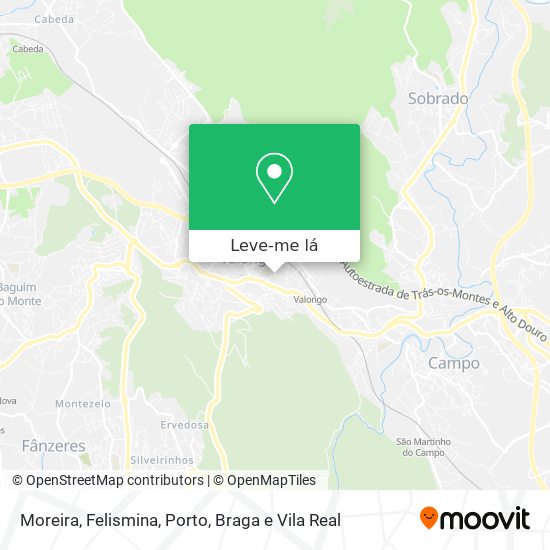 Moreira, Felismina mapa