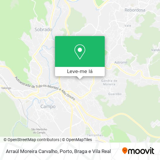 Arraúl Moreira Carvalho mapa