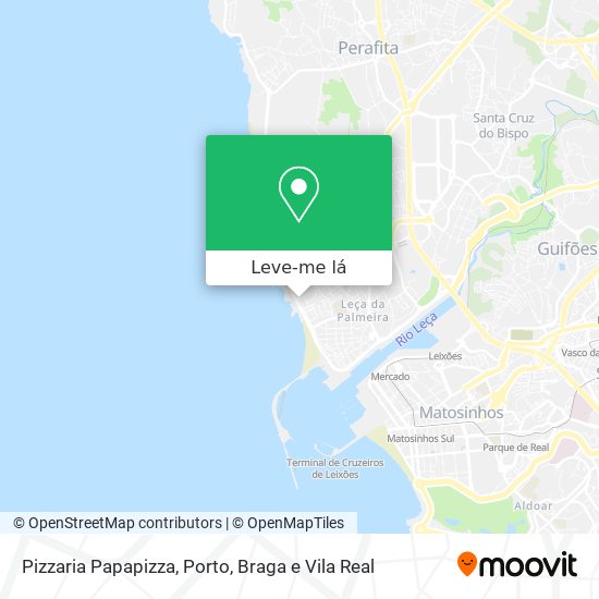 Pizzaria Papapizza mapa