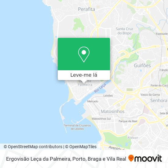 Ergovisão Leça da Palmeira mapa