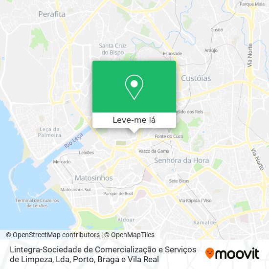 Lintegra-Sociedade de Comercialização e Serviços de Limpeza, Lda mapa
