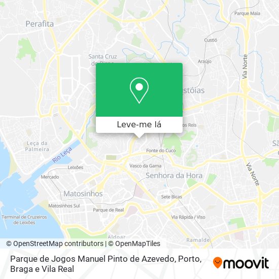 Parque de Jogos Manuel Pinto de Azevedo mapa