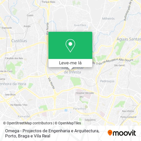 Omega - Projectos de Engenharia e Arquitectura mapa