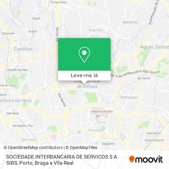 SOCIEDADE INTERBANCARIA DE SERVICOS S A SIBS mapa