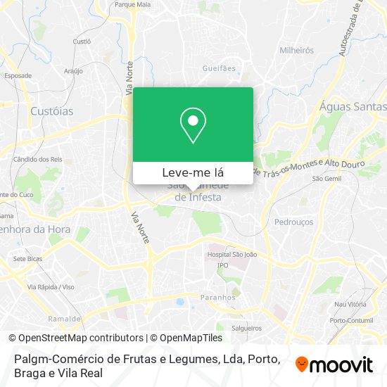 Palgm-Comércio de Frutas e Legumes, Lda mapa