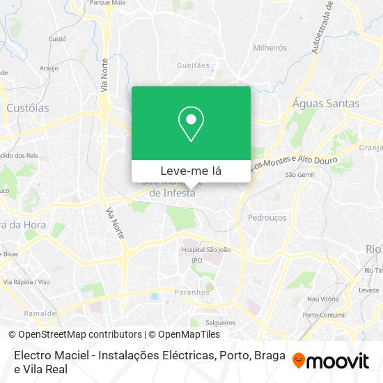 Electro Maciel - Instalações Eléctricas mapa