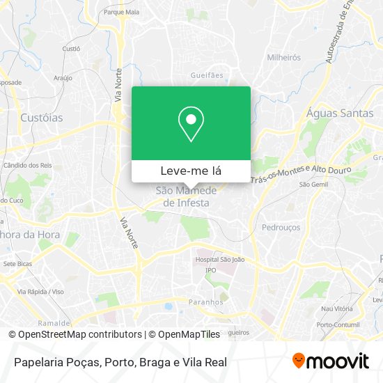 Papelaria Poças mapa