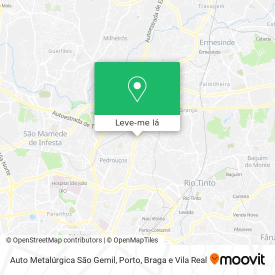 Auto Metalúrgica São Gemil mapa