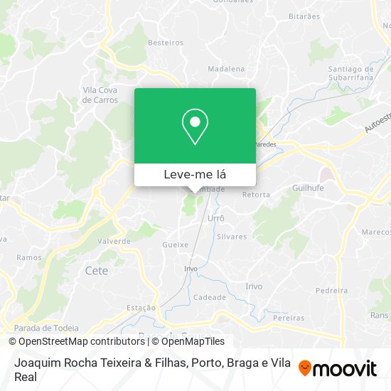 Joaquim Rocha Teixeira & Filhas mapa