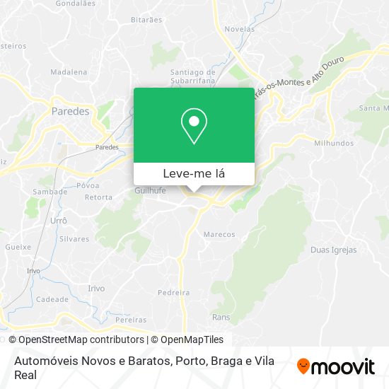 Automóveis Novos e Baratos mapa