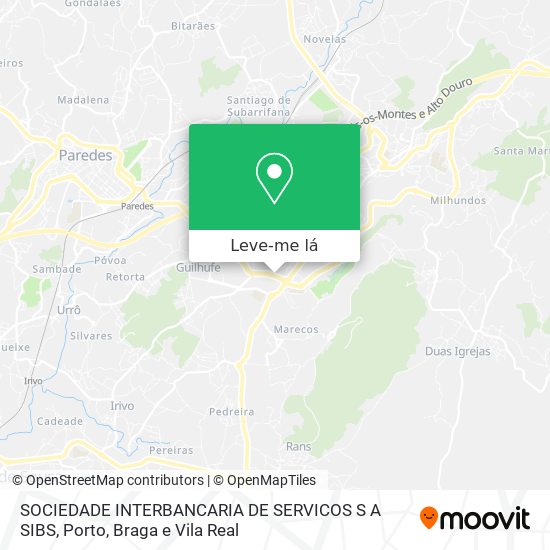 SOCIEDADE INTERBANCARIA DE SERVICOS S A SIBS mapa