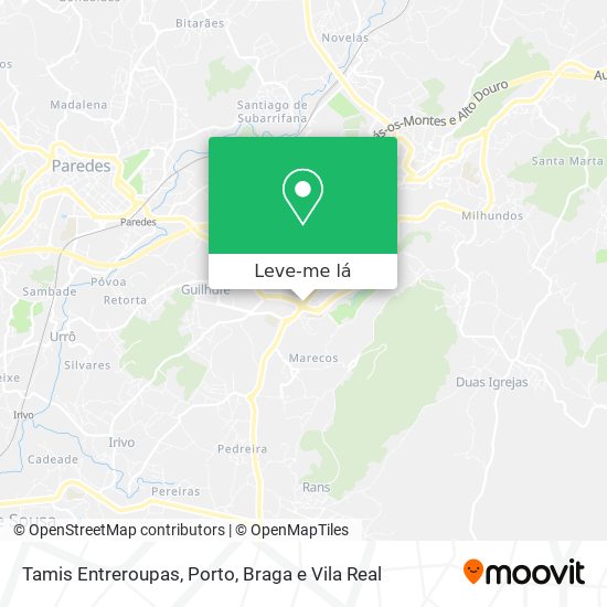 Tamis Entreroupas mapa