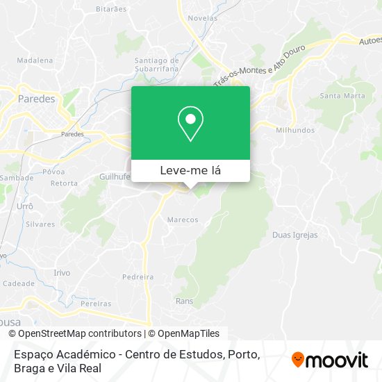 Espaço Académico - Centro de Estudos mapa