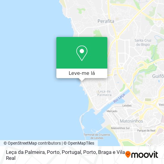 Leça da Palmeira, Porto, Portugal mapa