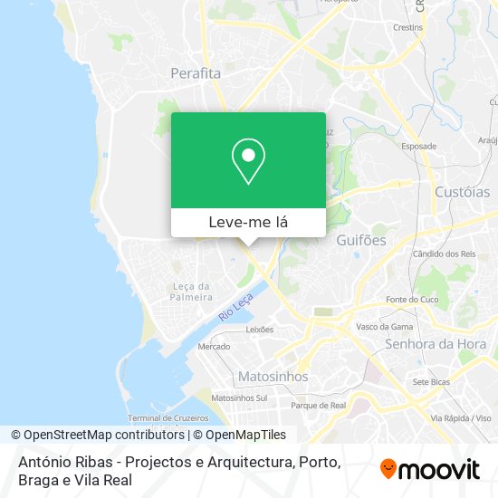 António Ribas - Projectos e Arquitectura mapa