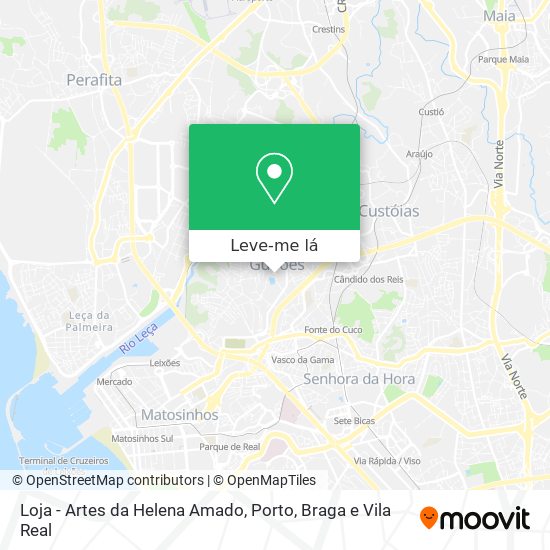 Loja - Artes da Helena Amado mapa