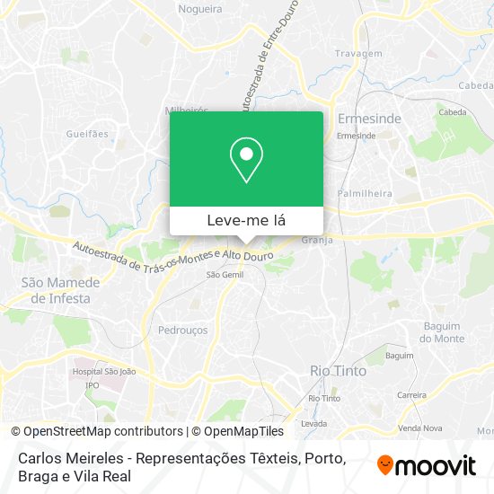 Carlos Meireles - Representações Têxteis mapa