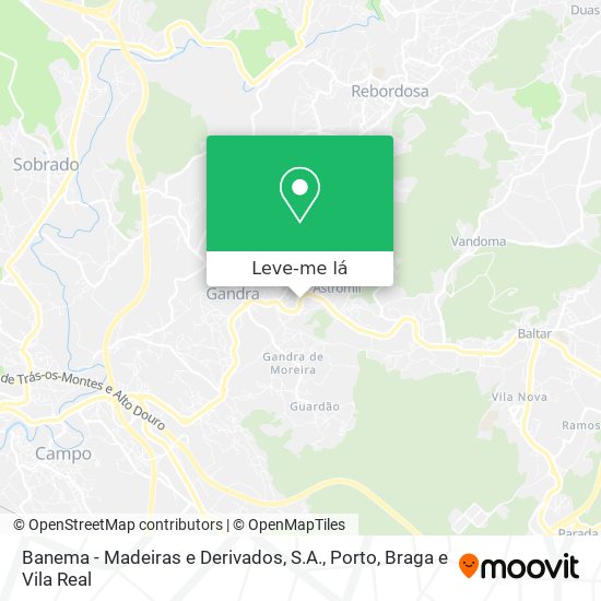 Banema - Madeiras e Derivados, S.A. mapa