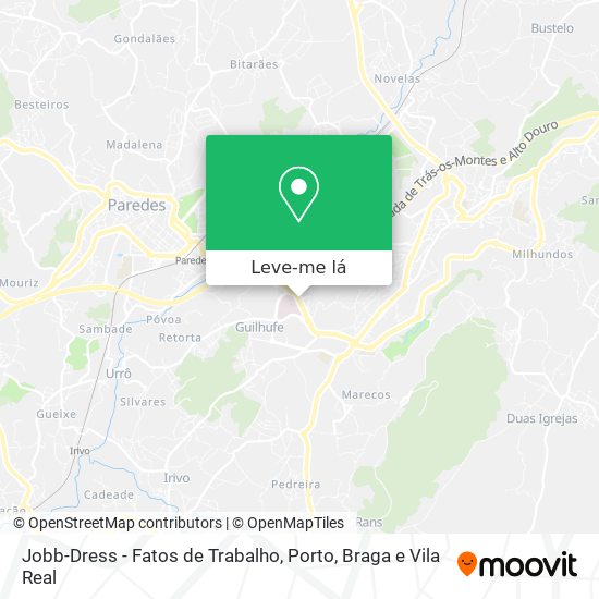 Jobb-Dress - Fatos de Trabalho mapa