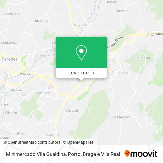 Minimercado Vila Gualdina mapa