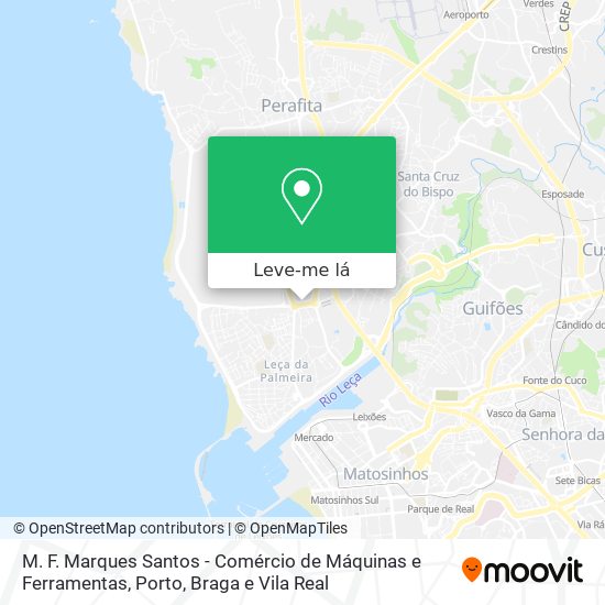 M. F. Marques Santos - Comércio de Máquinas e Ferramentas mapa