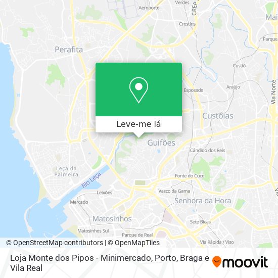 Loja Monte dos Pipos - Minimercado mapa