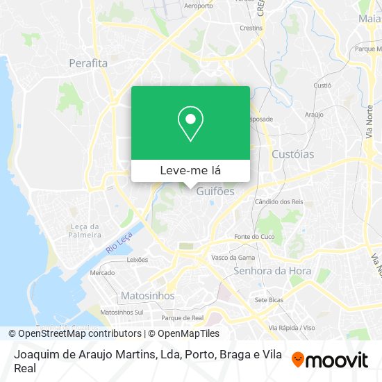 Joaquim de Araujo Martins, Lda mapa