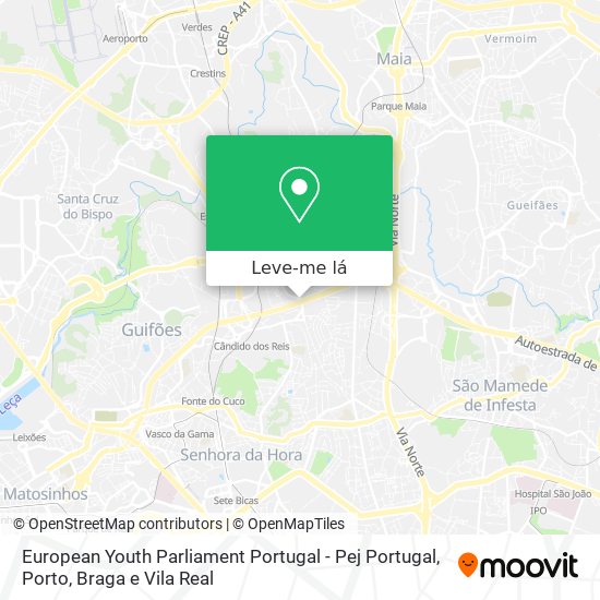 European Youth Parliament Portugal - Pej Portugal mapa